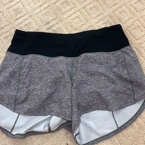 Grey lululemon speed ups